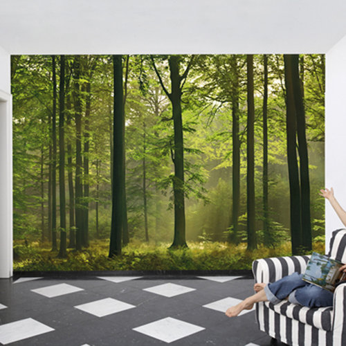 Wade Logan® Allee Wall Mural & Reviews Wayfair